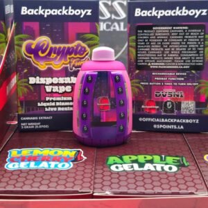 Step into a world of cutting-edge cannabis innovation with the Crypto Funk Backpack Boyz 2G Premium Liquid Diamond Live Resin Disposable Vape. This isn’t just another vape—it's a premium experience engineered for both flavor connoisseurs and potency seekers. Whether you're a seasoned user or new to live resin, this backpack boyz crypto fun